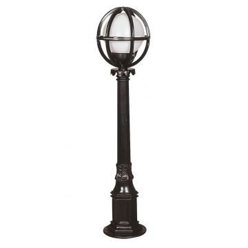 Lampadar de exterior, Avonni, 685AVN1141, Plastic ABS, Alb/Negru