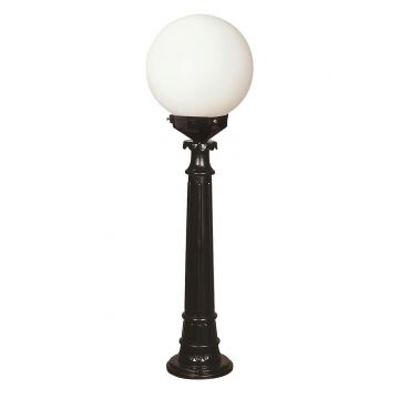 Lampadar de exterior, Avonni, 685AVN1156, Plastic ABS, Alb/Negru