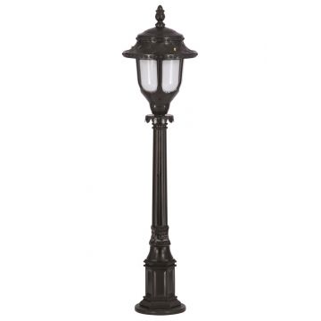 Lampadar de exterior, Avonni, 685AVN1196, Plastic ABS, Negru