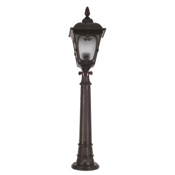 Lampadar de exterior, Avonni, 685AVN1205, Plastic ABS, Negru