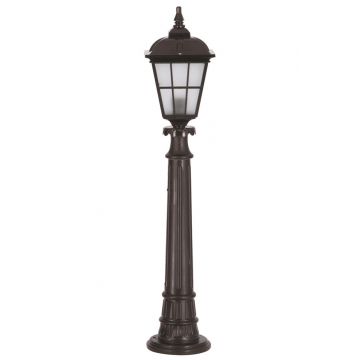 Lampadar de exterior, Avonni, 685AVN1218, Plastic ABS, Negru