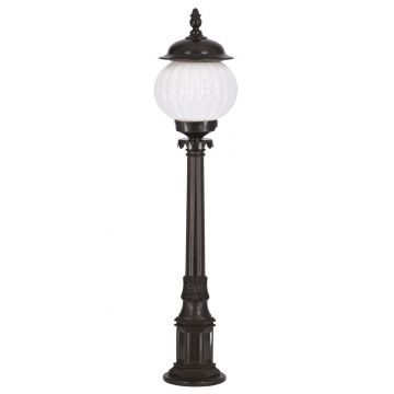 Lampadar de exterior, Avonni, 685AVN1253, Plastic ABS, Negru