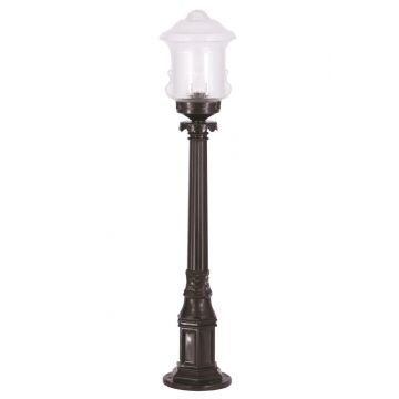 Lampadar de exterior, Avonni, 685AVN1271, Plastic ABS, Negru