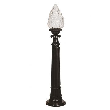 Lampadar de exterior, Avonni, 685AVN1278, Plastic ABS, Negru