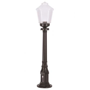 Lampadar de exterior, Avonni, 685AVN1297, Plastic ABS, Negru