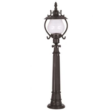 Lampadar de exterior, Avonni, 685AVN1345, Plastic ABS, Negru