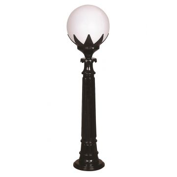 Lampadar de exterior, Avonni, 685AVN1360, Plastic ABS, Alb/Negru