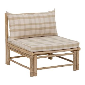 Modul de canapea de grădină natural (de mijloc) Korfu – Bloomingville