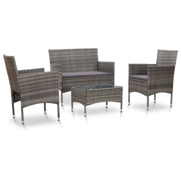 Set mobilier de gradina cu perne