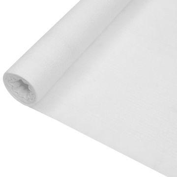 vidaXL Plasă protecție intimitate, alb, 1,2x25 m, HDPE, 150 g/m²