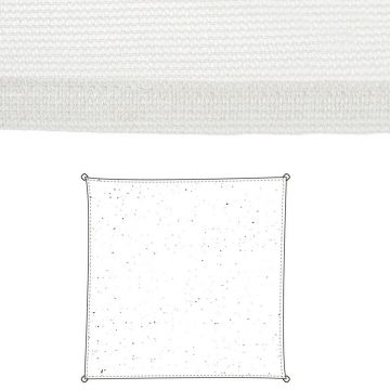 Copertina panza parasolar Awning, 3 x 3 m, polietilena, alb