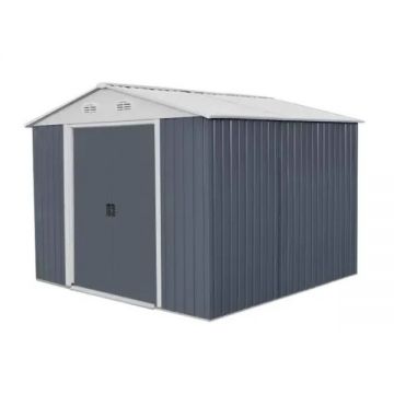 Magazie pentru lemne si unelte cadru metalic rezistent HECHT 10x10 PLUS 291 x 291 x 214 cm