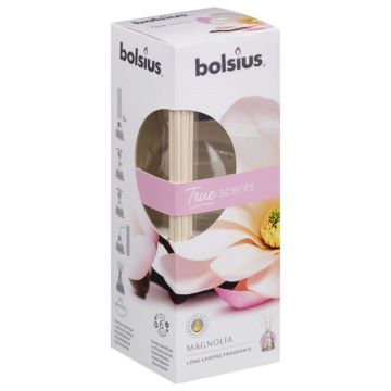 Odorizant cu betisoare Bolsius True Moods, magnolie, 45 ml