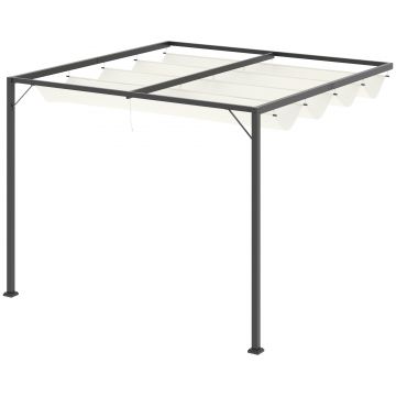 Outsunny foisor de gradina, din metal, cu acoperis glisant, 3m | Aosom Romania Outsunny foisor de gradina, din metal, cu acoperis glisant, 3m | Aosom Romania