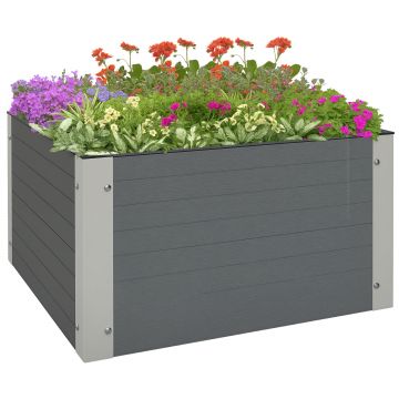 Outsunny Kit de Jardinieră Înaltată de Exterior cu Bază Deschisă și Colțuri din Aluminiu, Perfect pentru Cultivarea în Curte | Aosom Romania Outsunny Kit de Jardinieră Înaltată de Exterior cu Bază Deschisă și Colțuri din Aluminiu, Perfect pentru Cultivarea în Curte | Aosom Romania