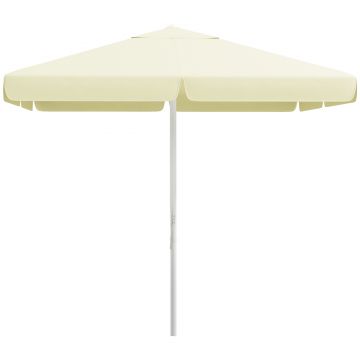 Outsunny Umbrela de soare pentru exterior pentru gradina, Umbrela pentru mese din comert cu inaltime reglabila la 4cm, Copertina de soare cu 8 nervuri