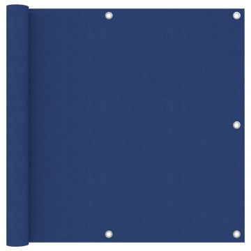 vidaXL Paravan de balcon, albastru, 90 x 600 cm, țesătură oxford