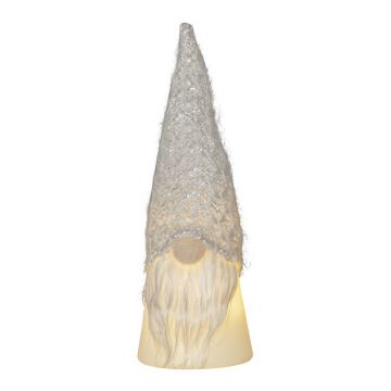 Decorațiune luminoasă de Crăciun alb-gri ø 6,5 cm Joylight – Star Trading