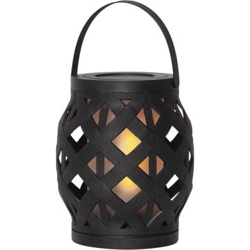Felinar Star Trading Flame Lantern, înălțime 16 cm, negru