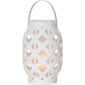Felinar Star Trading Flame Lantern, înălțime 23 cm, alb