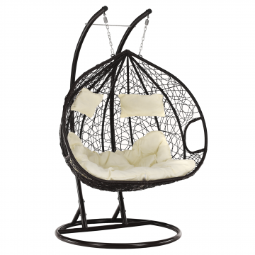 Scaun agatat, maro/crem DALVEA 2 NEW