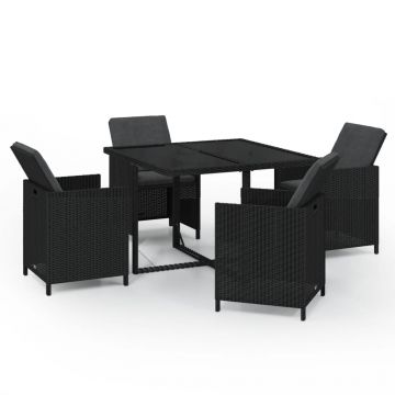 Set mobilier de exterior cu perne