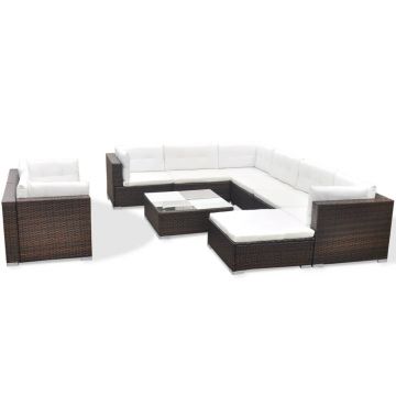 Set mobilier de gradina cu perne