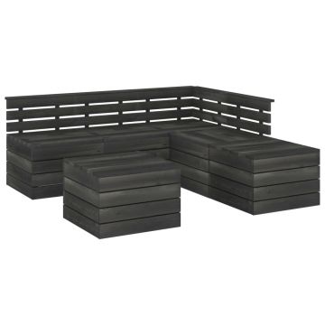 Set mobilier gradina din paleti cu perne