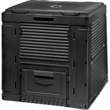 Compostor Keter E-Composter, plastic, 470 l, 79 x 79 x 79 cm, negru