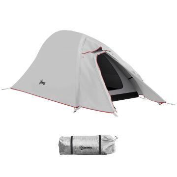 Cort Outsunny pentru 1-2 persoane, cort de camping cu dublu strat | Aosom Romania