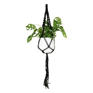 Suport suspendat pentru ghiveci de flori din material textil ø 13 cm (înălțime 100 cm) Macramé – Artevasi