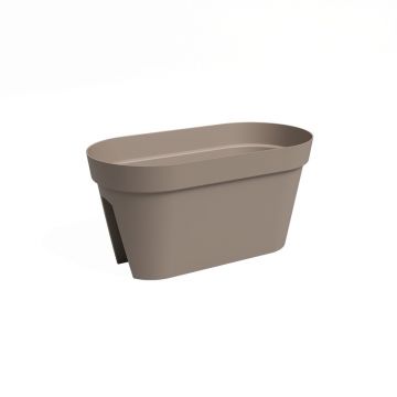 Jardinieră pentru balustradă din plastic reciclat de agățat / de perete 60 cm Capri – Artevasi