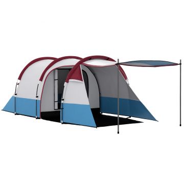 Outsunny Cort de Camping pentru 2-3 Persoane, Cort Tunel | Aosom Romania
