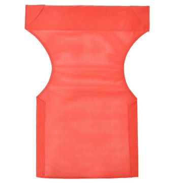 Panza scaun de regizor rosie, profesionala, semi-transparenta