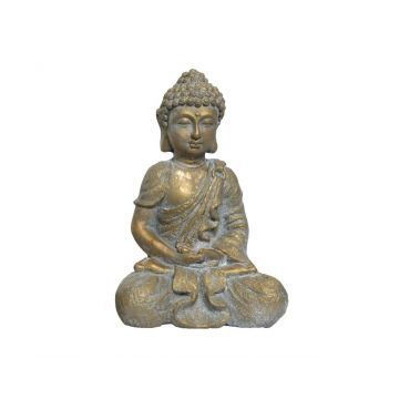 Statueta decorativa pentru exterior, Buddha - hand stack, Decoris, 15 x 21 x 31.5 cm, polimagneziu