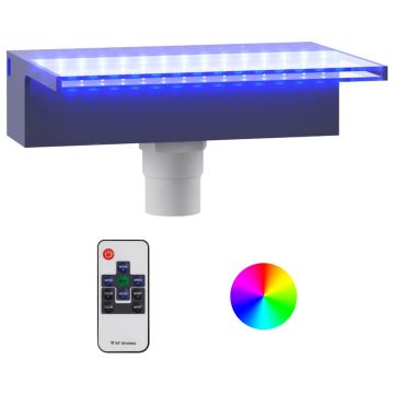 Deversor de cascada cu LED-uri RGB
