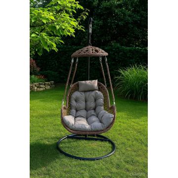 Leagan pentru gradina/terasa Turin, Heinner, 72x102x107/195 cm, otel, multicolor