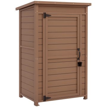 Outsunny Dulăpior de depozitare în aer liber , şopron mic | Aosom Romania
