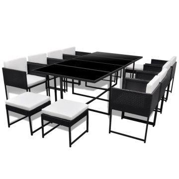 Set mobilier de exterior cu perne