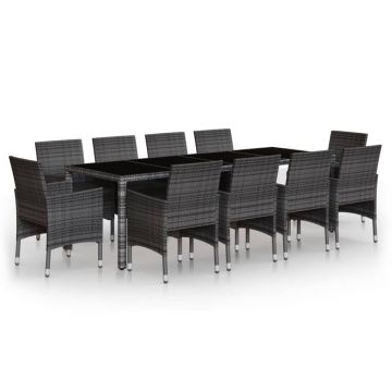 Set mobilier de gradina, 11 piese
