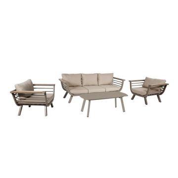 Set mobilier de grădină bej Aroa – Garden Pleasure