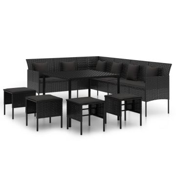 Set mobilier de gradina cu perne