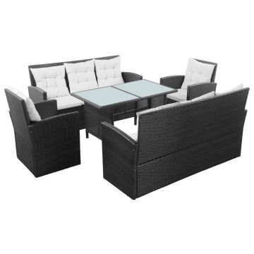 Set mobilier de gradina cu perne