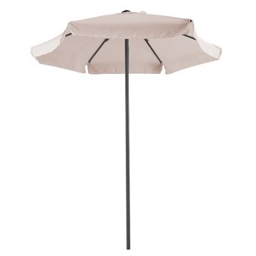 Umbrela profesionala Mongo o singura bucata de metal D2m bej-athracite