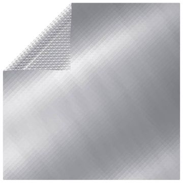 vidaXL Prelată de piscină, argintiu, 500x300 cm, PE, dreptunghiular