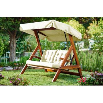 Balansoar cu 3 locuri Helen 2000 Bej 190x180x148 cm