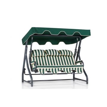Balansoar cu 3 locuri Salvia 3 Multicolor 200x165x110 cm