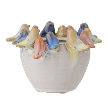 Ghiveci decorativ din gresie ø 6 cm Eanna – Bloomingville