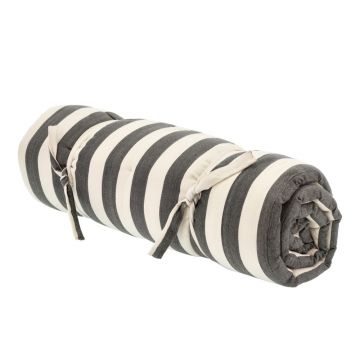 Pernă pentru scaun de grădină gri pentru șezlong 70x190 cm Statement Stripe – Södahl