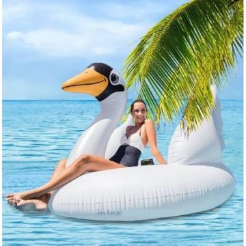 Intex Saltea de piscină, Mega Swan Island, 56287EU